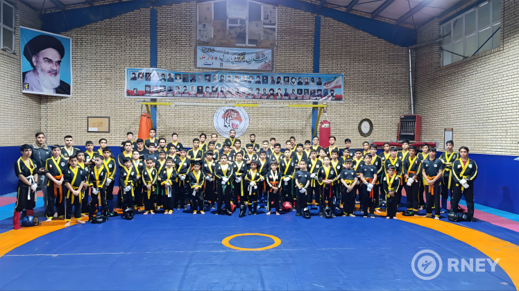 تمرین مشترک و نمایش اقتدار فایترهای سبک هاپکیدو ITH شهرستان نیشابور