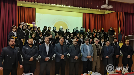 مراسم تجلیل از تیم اعزامی شهرستان نیشابور به پانزدهمین دوره مسابقات کشوری بانوان