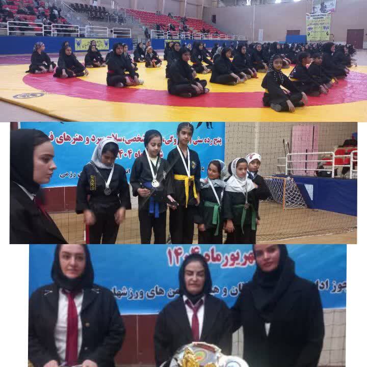 درخشش تیم هاپکیدو WHF بانوان نیشابور در مسابقات استانی قوچان