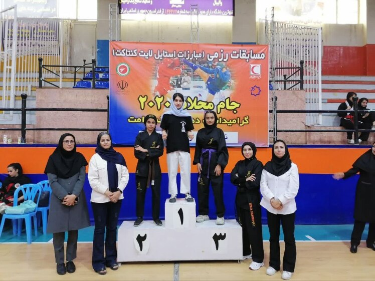 برگزاری مسابقات رزمی جام محلات ۲۰۲۰ در سبک لایت کنتاکت ویژه نونهالان و نوجوانان دختر در نیشابور